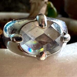 Artisan Sterling Australian crystal Ring